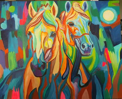 Wild colors - a Paint Artowrk by sofia hale